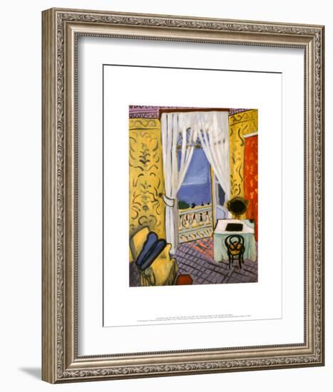 Interior with a Violin Case-Henri Matisse-Framed Art Print