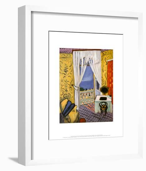 Interior with a Violin Case-Henri Matisse-Framed Art Print