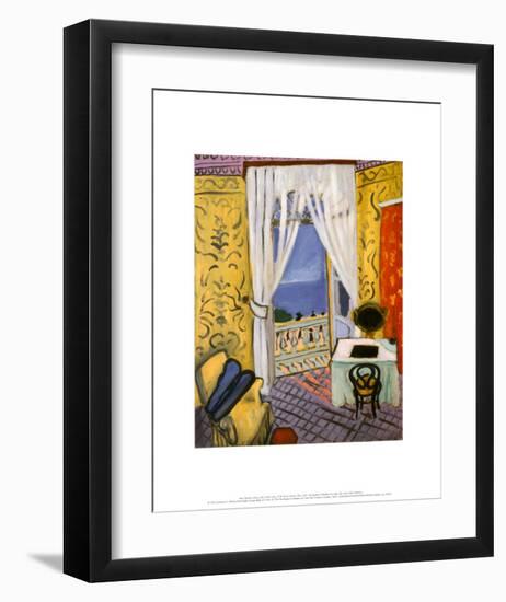 Interior with a Violin Case-Henri Matisse-Framed Art Print