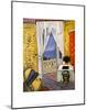 Interior with a Violin Case-Henri Matisse-Mounted Art Print