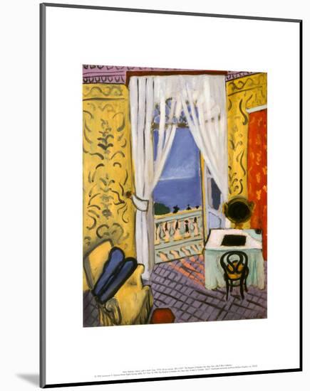 Interior with a Violin Case-Henri Matisse-Mounted Art Print