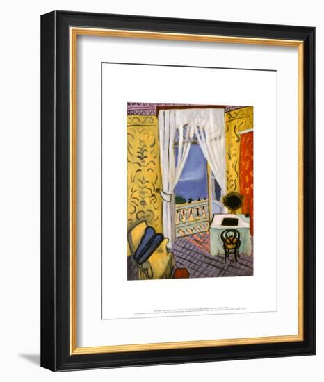 Interior with a Violin Case-Henri Matisse-Framed Art Print