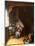 Interior with a Woman Eating Porridge-Gerard Dou-Mounted Giclee Print