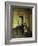 Interior with a Woman Seated on a White Chair-Vilhelm Hammershoi-Framed Giclee Print