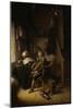 Interior with a Young Violinist, 1637 (Panel)-Gerrit Dou-Mounted Giclee Print