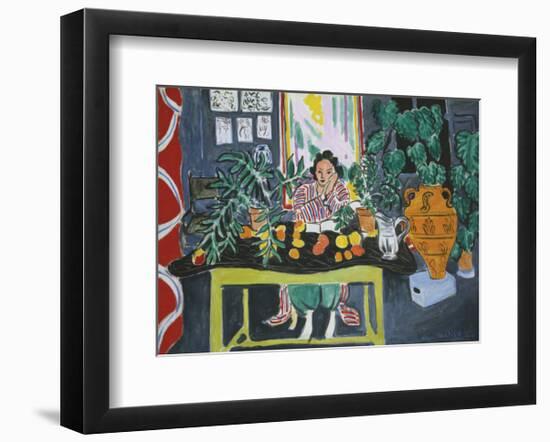 Interior with an Etruscan Vase, c.1940-Henri Matisse-Framed Art Print