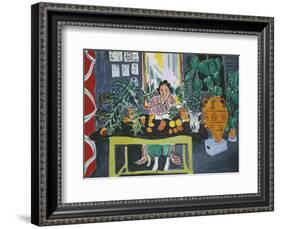 Interior with an Etruscan Vase, c.1940-Henri Matisse-Framed Art Print