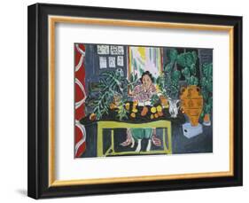 Interior with an Etruscan Vase, c.1940-Henri Matisse-Framed Art Print