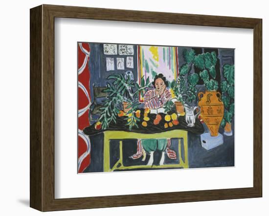 Interior with an Etruscan Vase, c.1940-Henri Matisse-Framed Art Print