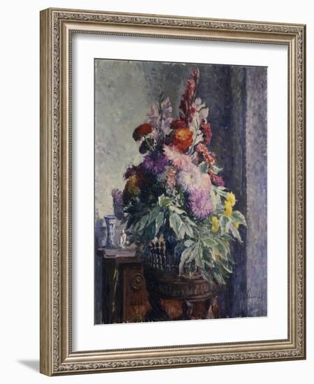 Interior with Bouquet of Flowers-Henri Lebasque-Framed Giclee Print