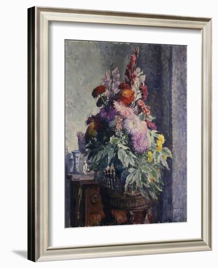 Interior with Bouquet of Flowers-Henri Lebasque-Framed Giclee Print