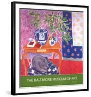 Interior with Dog-Henri Matisse-Framed Collectable Print
