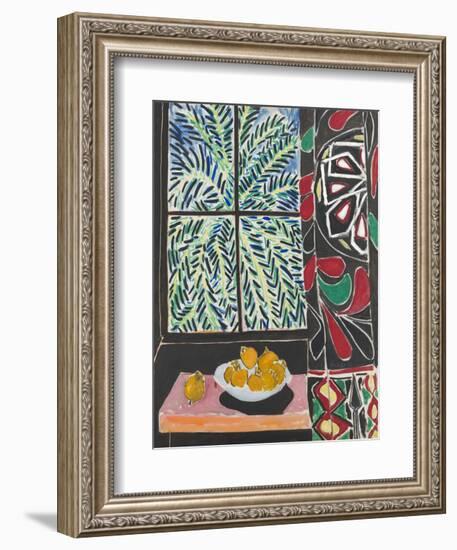 Interior with Egyptian Curtain, 1948-Henri Matisse-Framed Art Print