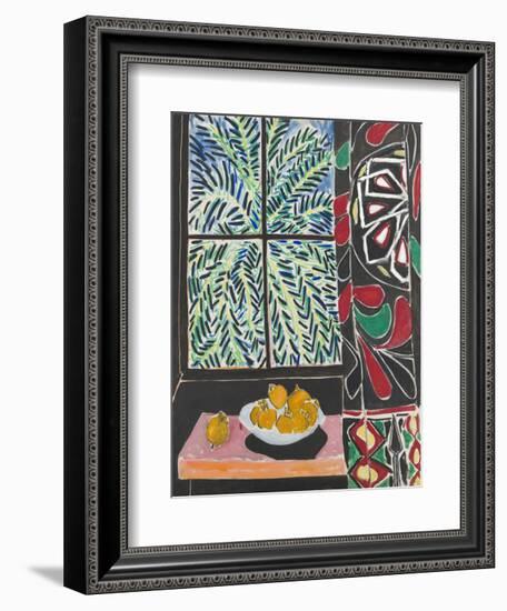 Interior with Egyptian Curtain, 1948-Henri Matisse-Framed Art Print