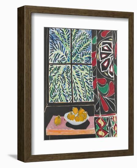 Interior with Egyptian Curtain, 1948-Henri Matisse-Framed Art Print