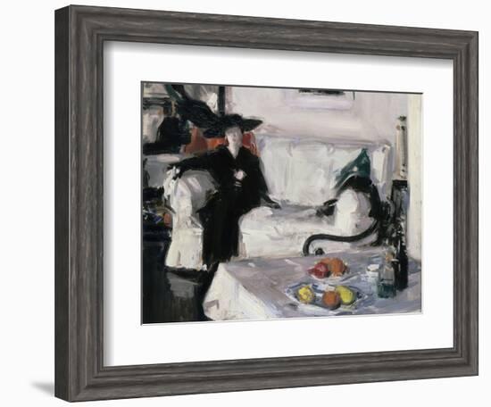 Interior with Figure, 1914-15-Francis Campbell Boileau Cadell-Framed Giclee Print