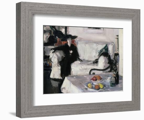 Interior with Figure, 1914-15-Francis Campbell Boileau Cadell-Framed Giclee Print