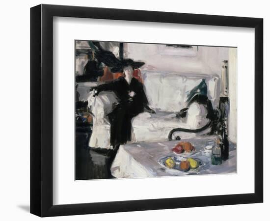 Interior with Figure, 1914-15-Francis Campbell Boileau Cadell-Framed Giclee Print