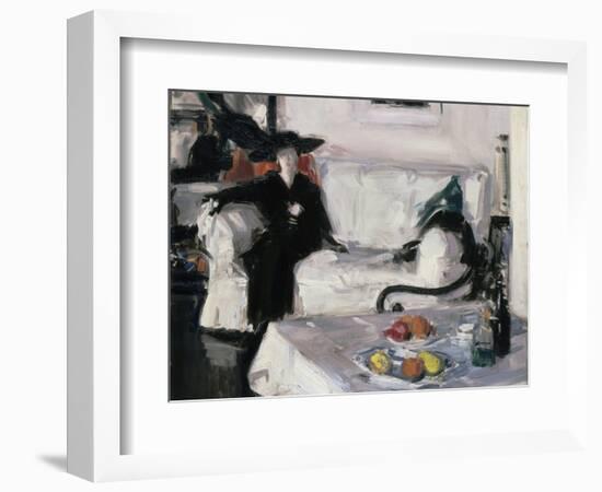 Interior with Figure, 1914-15-Francis Campbell Boileau Cadell-Framed Giclee Print