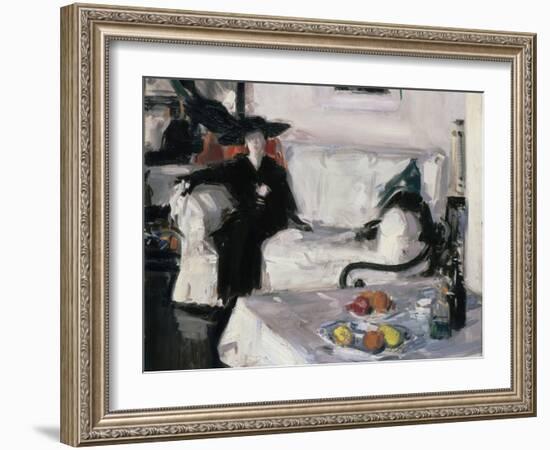 Interior with Figure, 1914-15-Francis Campbell Boileau Cadell-Framed Giclee Print