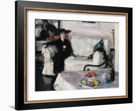 Interior with Figure, 1914-15-Francis Campbell Boileau Cadell-Framed Giclee Print