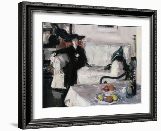 Interior with Figure, 1914-15-Francis Campbell Boileau Cadell-Framed Giclee Print