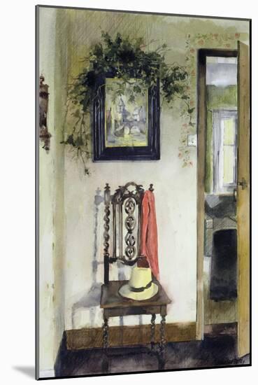Interior with Hat and Scarf-John Lidzey-Mounted Giclee Print