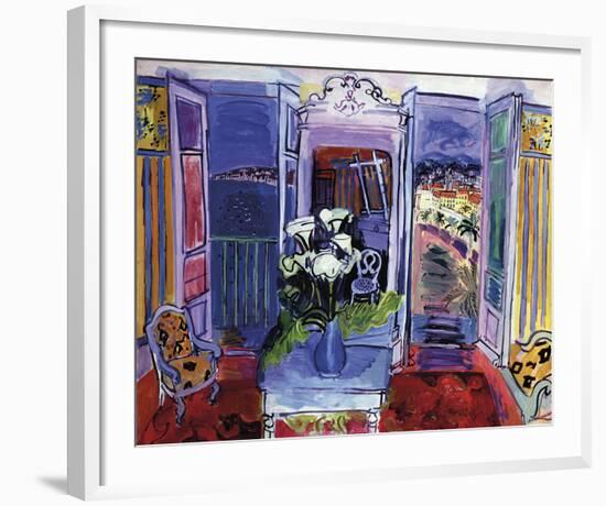 Interior with Open Windows-Raoul Dufy-Framed Giclee Print