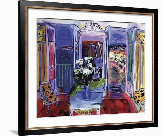 Interior with Open Windows-Raoul Dufy-Framed Giclee Print