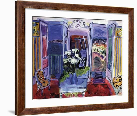 Interior with Open Windows-Raoul Dufy-Framed Giclee Print