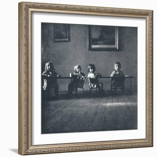 'Interior with seated figures', 1941-Cecil Beaton-Framed Photographic Print