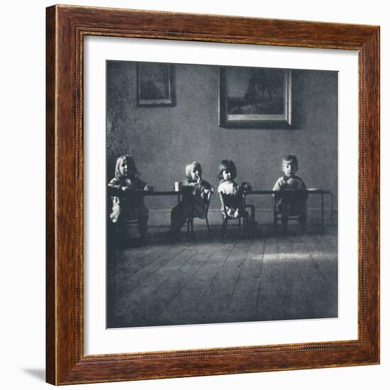 'Interior with seated figures', 1941-Cecil Beaton-Framed Photographic Print