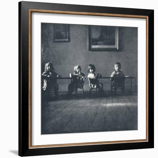 'Interior with seated figures', 1941-Cecil Beaton-Framed Photographic Print