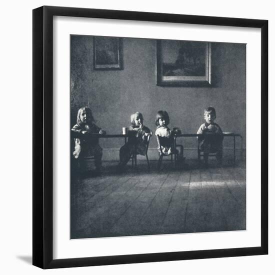 'Interior with seated figures', 1941-Cecil Beaton-Framed Photographic Print
