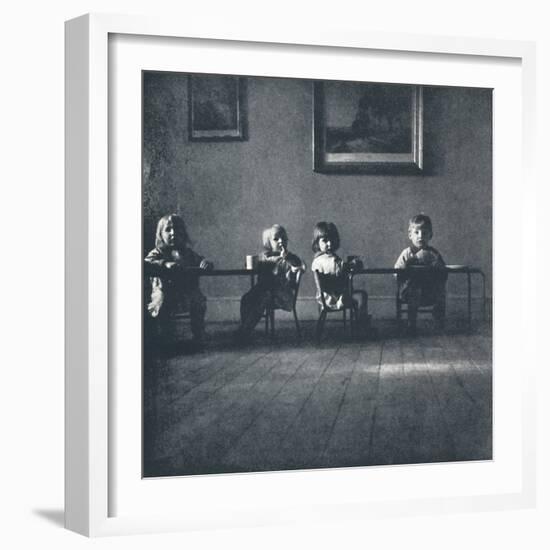 'Interior with seated figures', 1941-Cecil Beaton-Framed Photographic Print