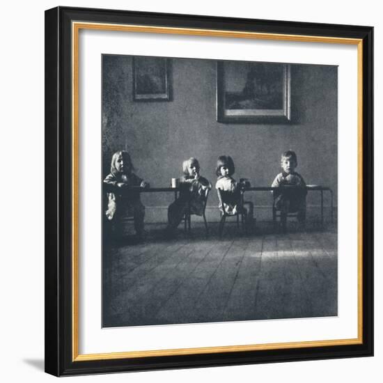 'Interior with seated figures', 1941-Cecil Beaton-Framed Photographic Print