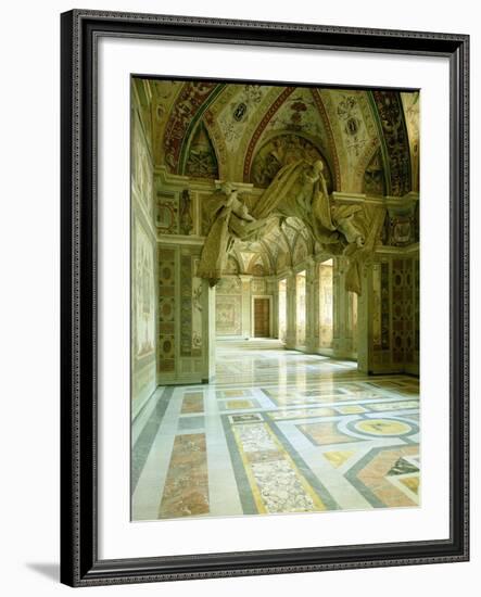 Interior with View of Sculpted Angels-Giovanni Lorenzo Bernini-Framed Giclee Print