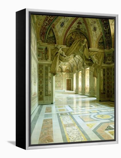 Interior with View of Sculpted Angels-Giovanni Lorenzo Bernini-Framed Premier Image Canvas