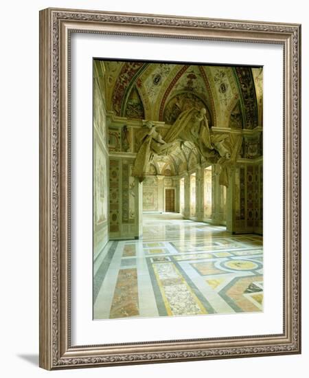 Interior with View of Sculpted Angels-Giovanni Lorenzo Bernini-Framed Giclee Print