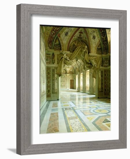 Interior with View of Sculpted Angels-Giovanni Lorenzo Bernini-Framed Giclee Print