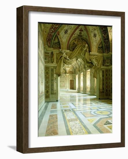 Interior with View of Sculpted Angels-Giovanni Lorenzo Bernini-Framed Giclee Print