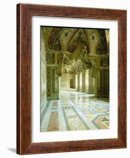 Interior with View of Sculpted Angels-Giovanni Lorenzo Bernini-Framed Giclee Print