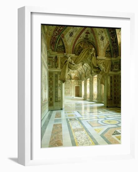 Interior with View of Sculpted Angels-Giovanni Lorenzo Bernini-Framed Giclee Print