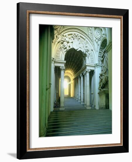 Interior with View of the Staircase-Giovanni Lorenzo Bernini-Framed Giclee Print