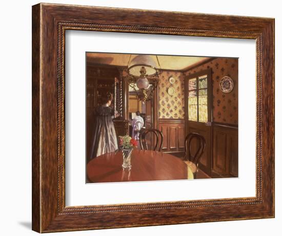 Interior with Woman at the Piano-Félix Vallotton-Framed Giclee Print