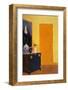 Interior with Yellow Door-Kees van Dongen-Framed Art Print