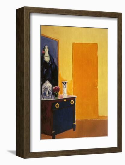 Interior with Yellow Door-Kees van Dongen-Framed Art Print