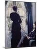 Interior, Woman at the Window, 1880-Gustave Caillebotte-Mounted Giclee Print