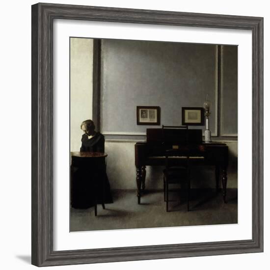 Interior-Vilhelm Hammershoi-Framed Giclee Print