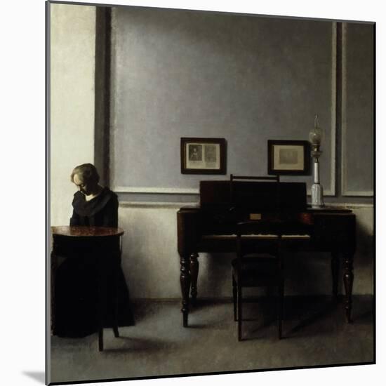 Interior-Vilhelm Hammershoi-Mounted Giclee Print